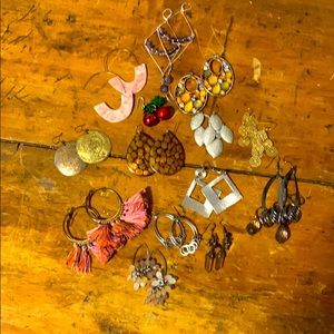 Lot of 14 sets mixed style earrings